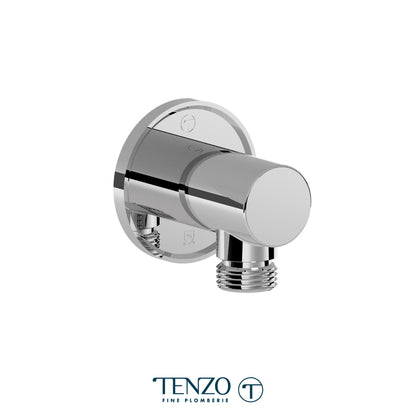Tenzo Wall Supply Elbow, Round Plate - HC-313