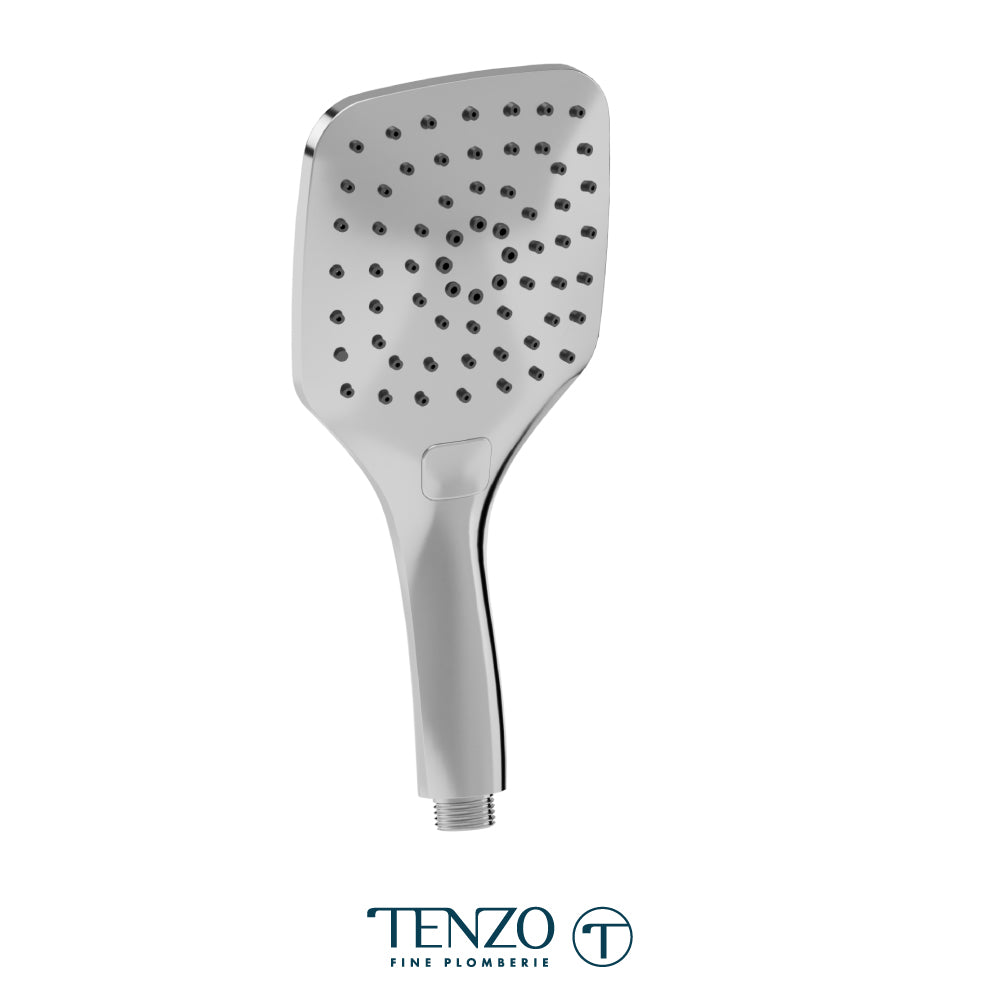 Tenzo Fine Plomberie Hand Shower, 3 functions, Square Face - HS-218