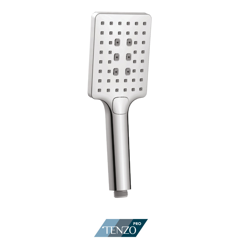 Tenzo Pro Hand Shower, 2 functions in 3 positions, Square Face - HS-224