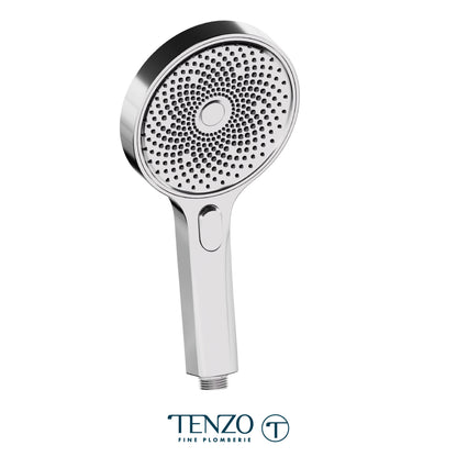 Tenzo Fine Plomberie Hand Shower, 3 functions, Round Face - HS-228