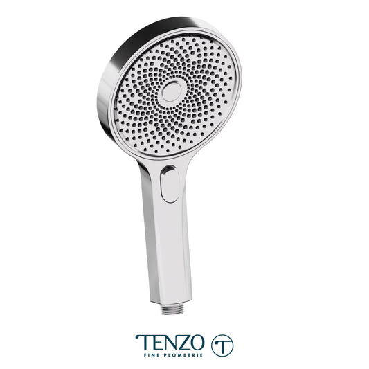 Tenzo Fine Plomberie Hand Shower, 3 functions, Round Face - HS-228