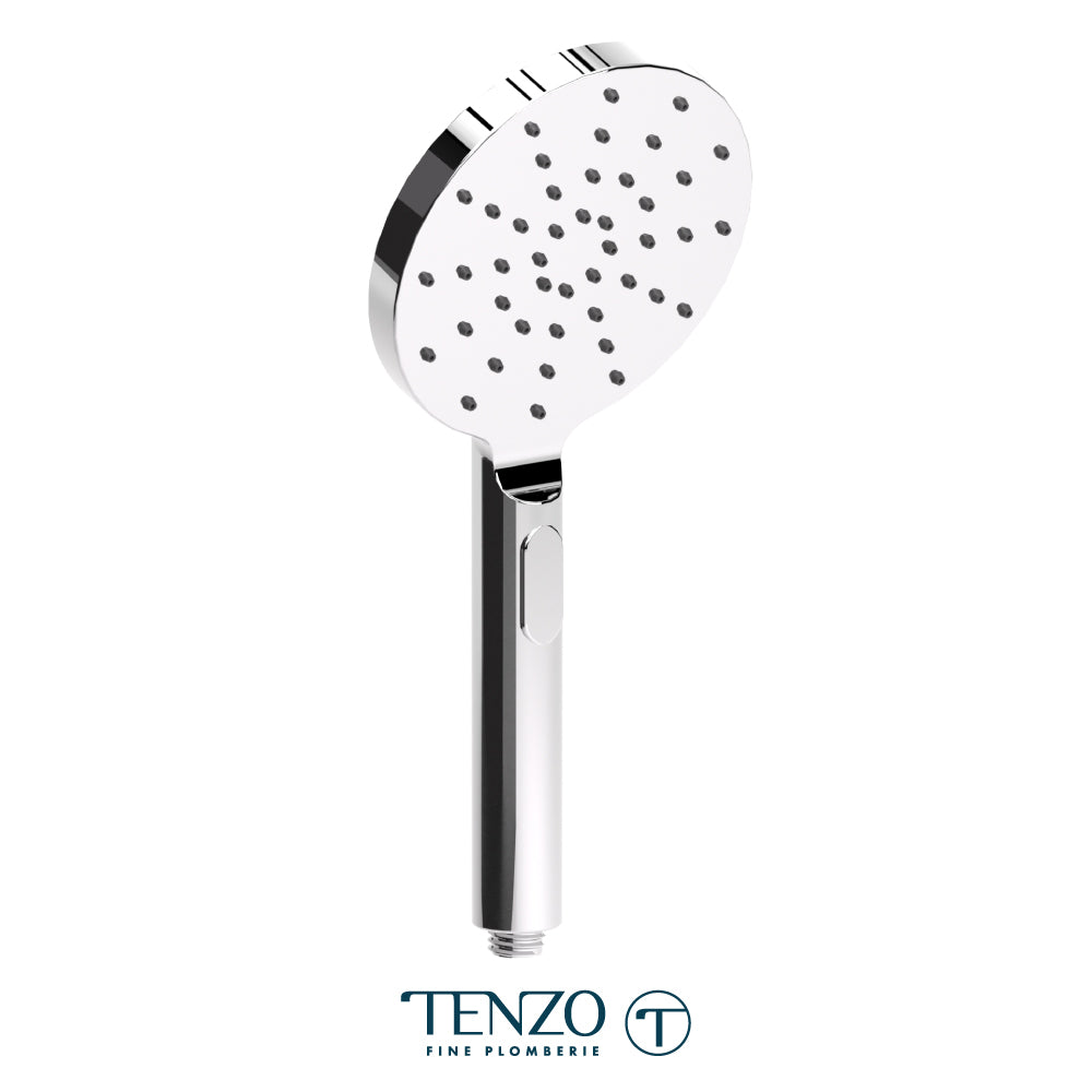 Tenzo Fine Plomberie Hand Shower, 3 functions, Round Face - HS-232