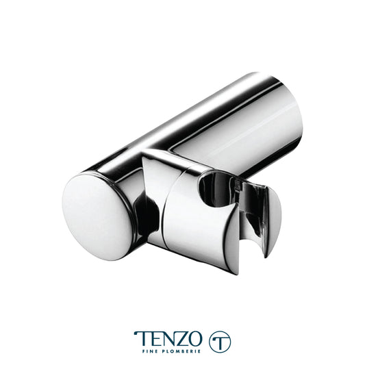 Tenzo Wall Mount Tilting Hand Shower Holder, Round - HSH-303