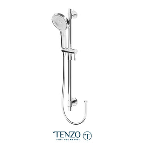 Tenzo Fine Plomberie Sliding Bar Kit, Round Bar & HS-228 Round Hand Shower, Bar, Hand Shower and Hose - KRD-3728
