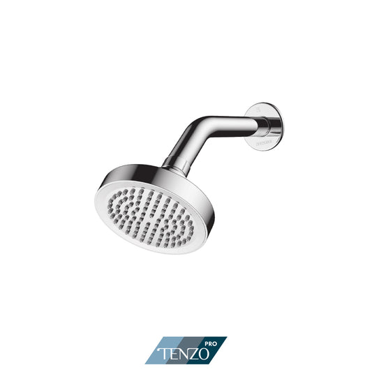Tenzo Pro Shower Head And 45 Degree Arm Kit, 4 Inch - KSH-80901