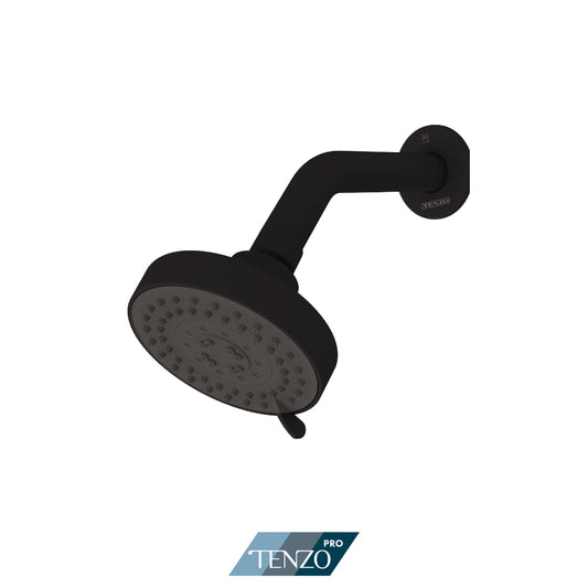 Tenzo Pro Shower Head And 45 Degree Arm Kit, 4 Inch, 3 Functions - KSH-80902
