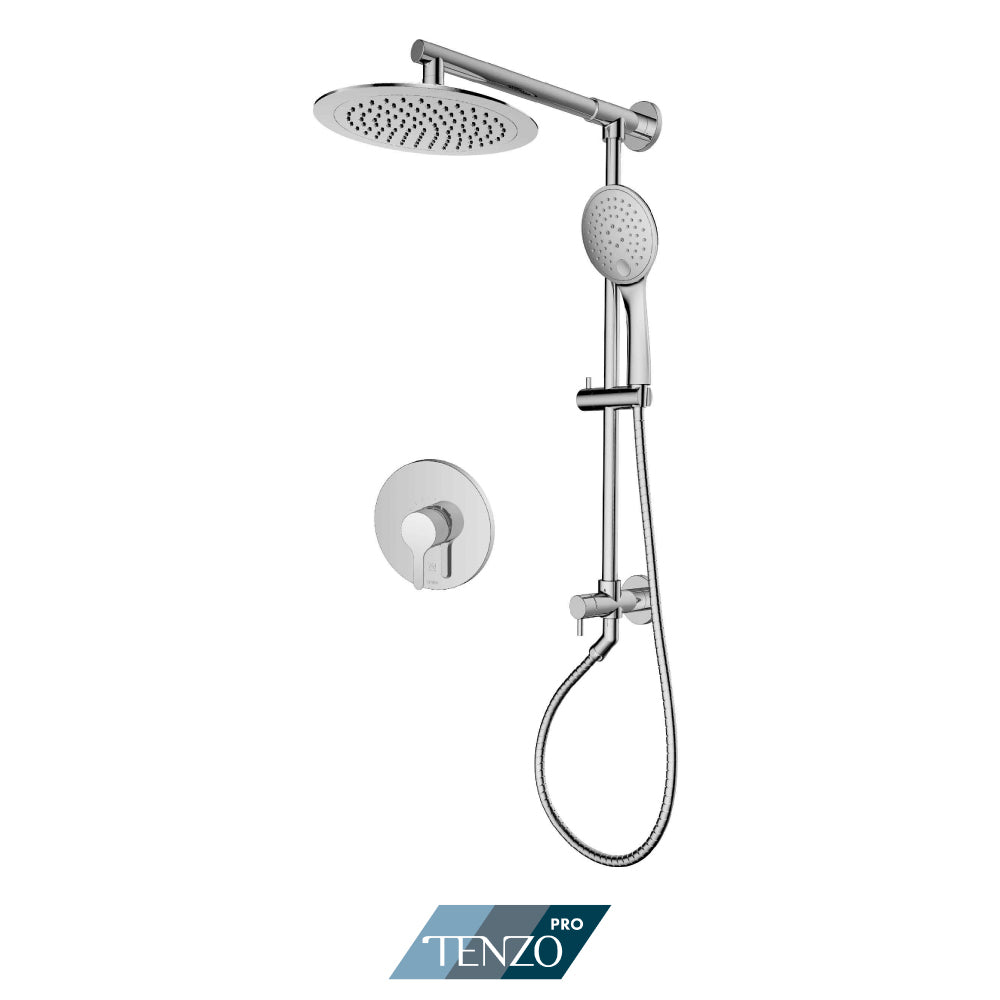 Tenzo Mylo Pressure Balance Shower Kit Trim, Exposed Shower System - F-MYPB21-1201