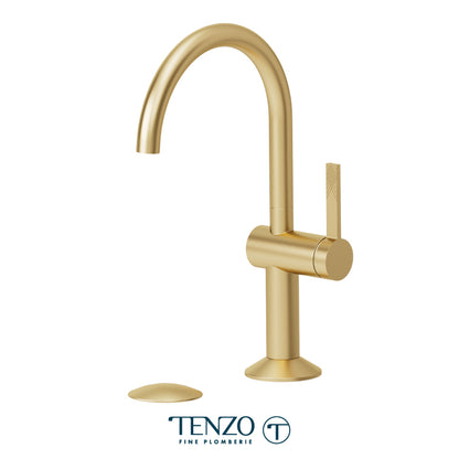 Tenzo Paloma Single Hole Lavatory Faucet With (Overflow) Drain PAL10-P-XX