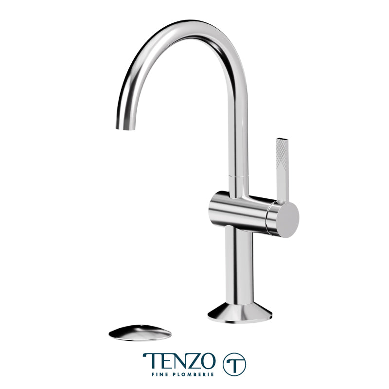 Tenzo Paloma Single Hole Lavatory Faucet With (Overflow) Drain PAL10-P-XX