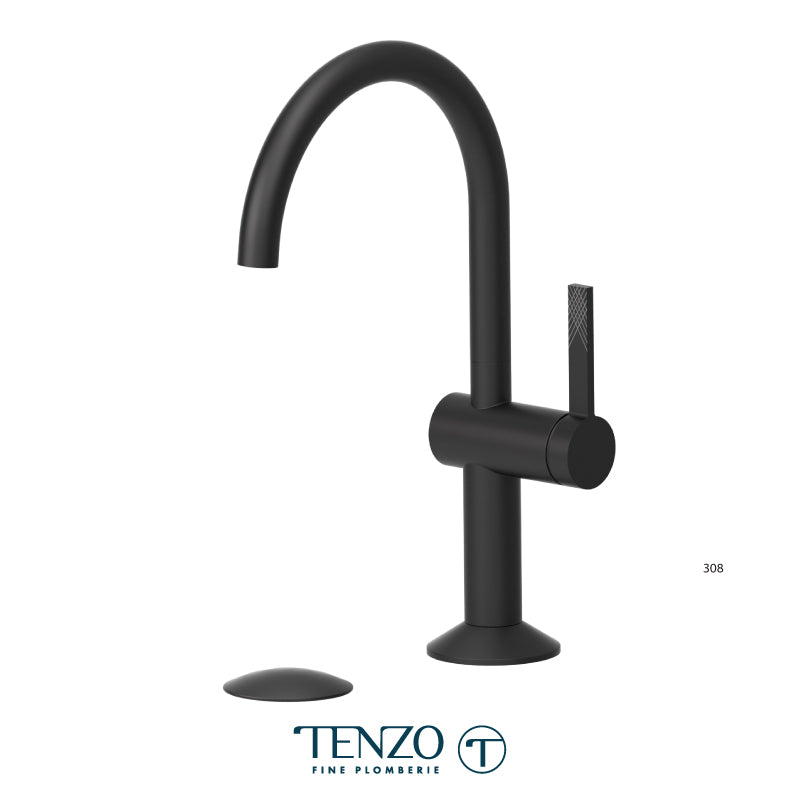 Tenzo Paloma Single Hole Lavatory Faucet With (Overflow) Drain PAL10-P-XX
