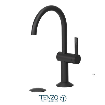 Tenzo Paloma Single Hole Lavatory Faucet With (Overflow) Drain PAL10-P-XX