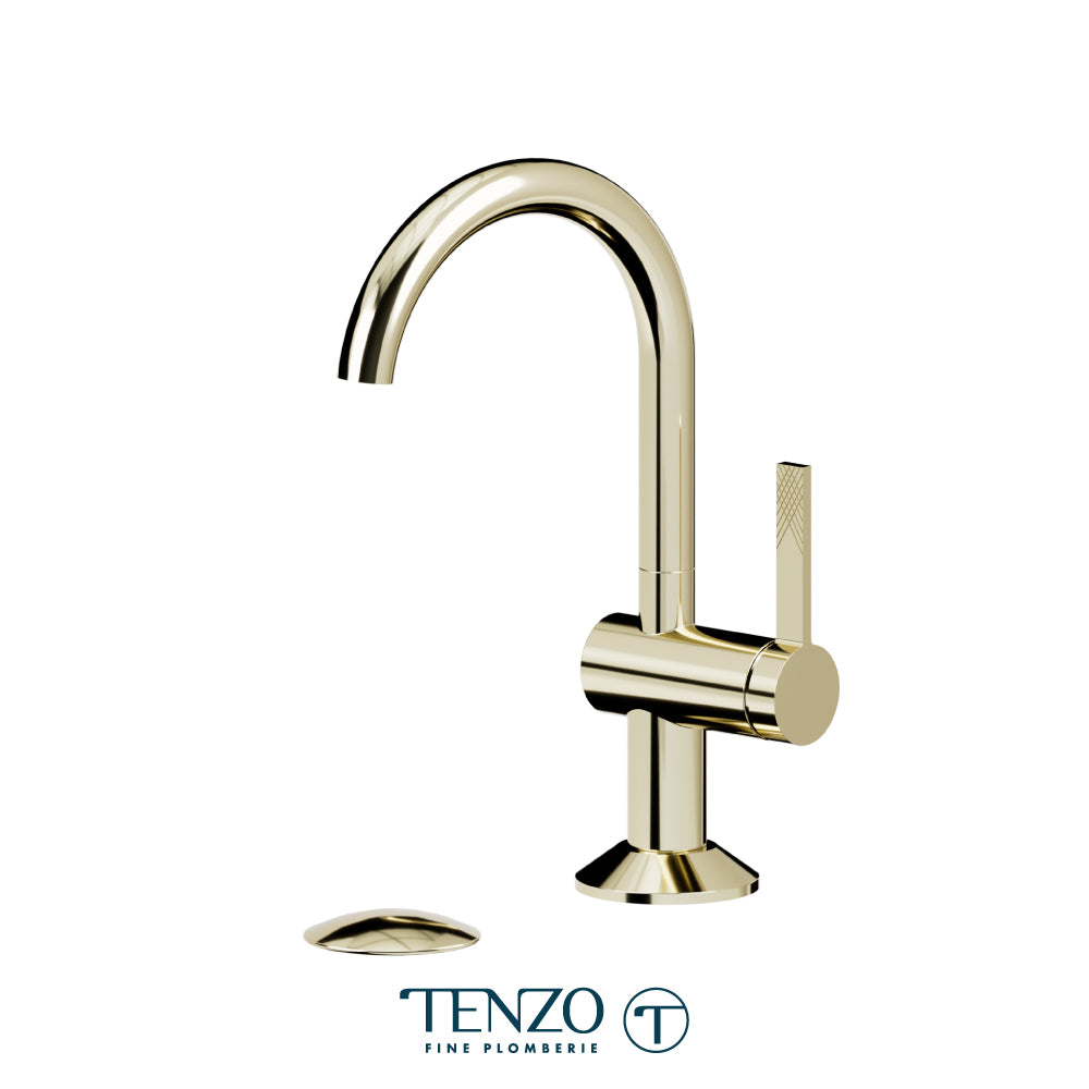 Tenzo Paloma Small Single Hole Lavatory Faucet Without Overflow Drain - PAL10S-W