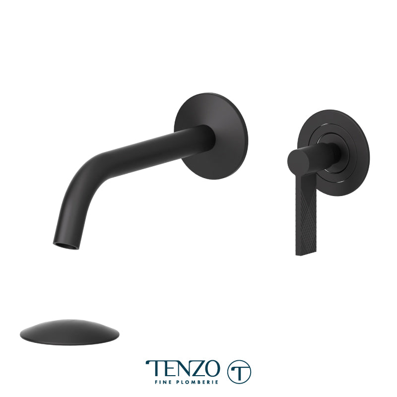 Tenzo Paloma Wall Mount Lavatory Faucet With (Overflow) Drain PAL14-P-XX
