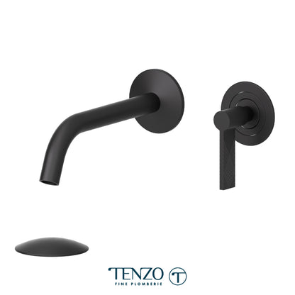 Tenzo Paloma Wall Mount Lavatory Faucet With (Overflow) Drain PAL14-P-XX