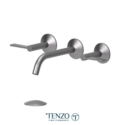 Tenzo Paloma Wall Mount Lavatory Faucet With (Overflow) Drain PAL16-P-XX