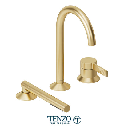 Tenzo Paloma 3 Pieces Deck Mount Tub Filler, PAL35-XX