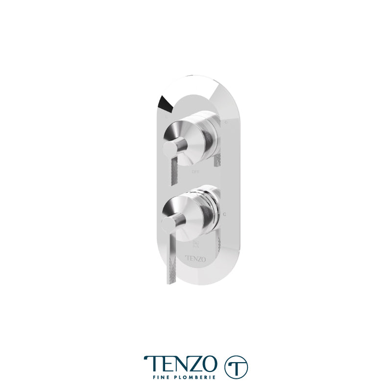 Tenzo Paloma T-Box 2-Function Pressure Balance Shower Valve, Rough & Trim - PALPB32