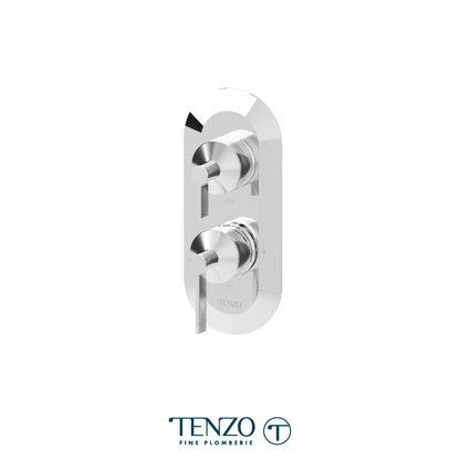 Tenzo Paloma T-Box 2-Function Pressure Balance Shower Valve, Rough & Trim - PALPB32