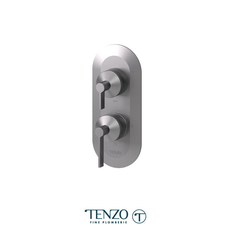 Tenzo Paloma T-Box 2-Function Pressure Balance Shower Valve, Rough & Trim - PALPB32
