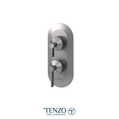 Tenzo Paloma T-Box 3-Function Pressure Balance Shower Valve Trim - F-PALPB33