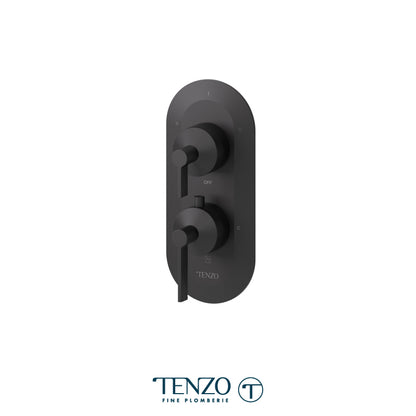 Tenzo Paloma T-Box 2-Function Thermostatic Shower Valve Trim - F-PALT32