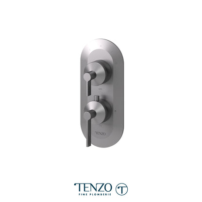 Tenzo Paloma T-Box 3-Function Thermostatic Shower Valve Trim - F-PALT33