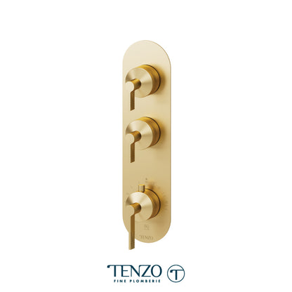 Tenzo Paloma Extenza 2-Function Thermostatic Shower Valve Trim - F-PALT42