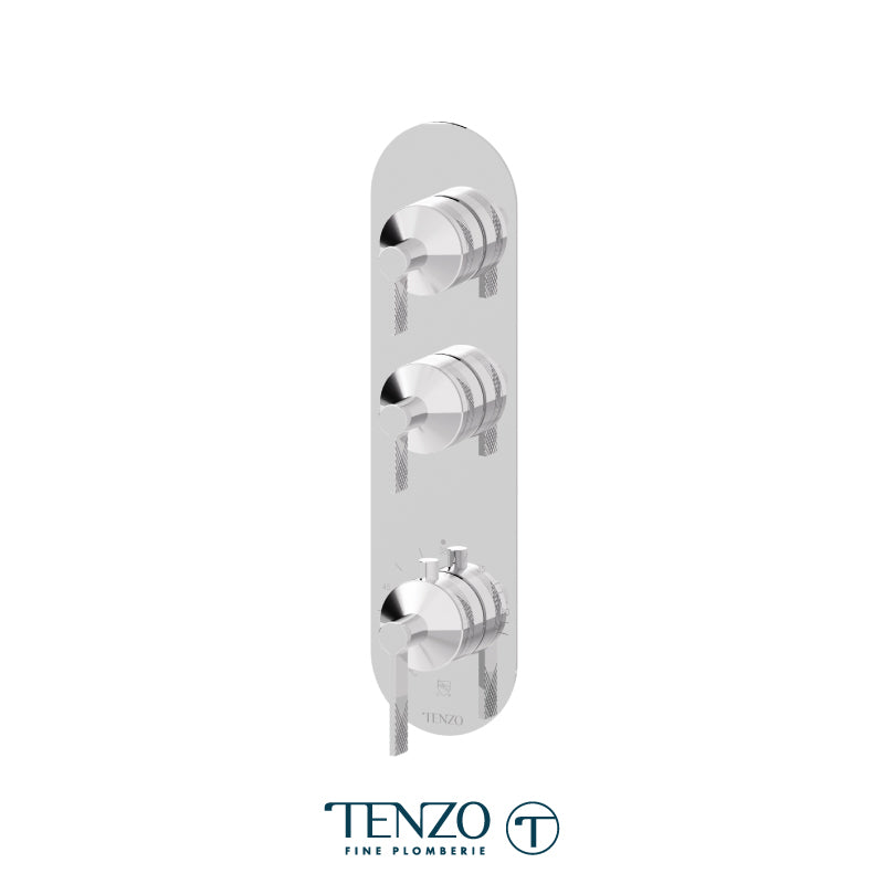 Tenzo Paloma Extenza 2-Function Thermostatic Shower Valve Trim - F-PALT42