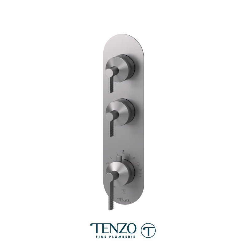 Tenzo Paloma Extenza 2-Function Thermostatic Shower Valve Trim - F-PALT42