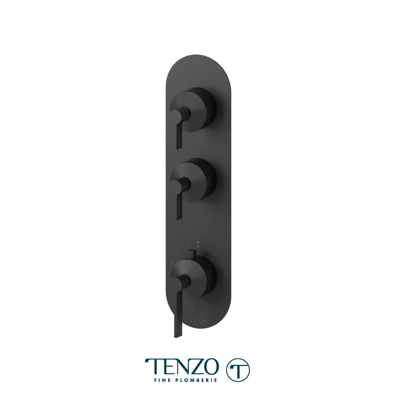 Tenzo Paloma Extenza 2-Function Thermostatic Shower Valve Trim - F-PALT42