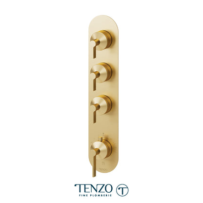 Tenzo Paloma Extenza 3-Function Thermostatic Shower Valve Trim - F-PALT43