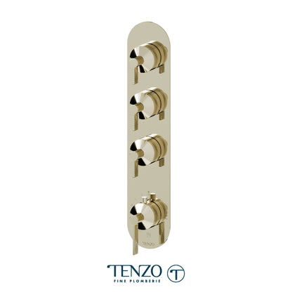 Tenzo Paloma Extenza 3-Function Thermostatic Shower Valve Trim - F-PALT43