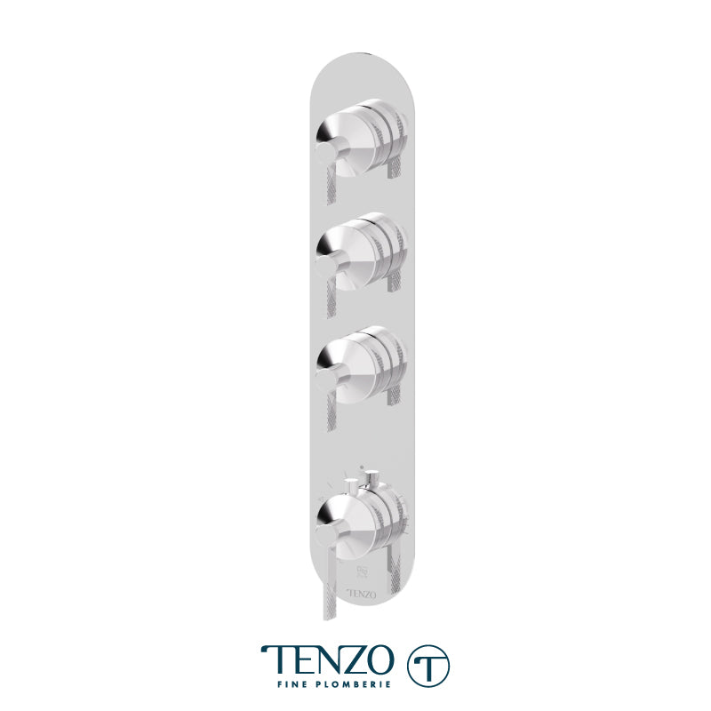 Tenzo Paloma Extenza 3-Function Thermostatic Shower Valve Trim - F-PALT43