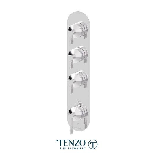 Tenzo Paloma Extenza 3-Function Thermostatic Shower Valve Trim - F-PALT43