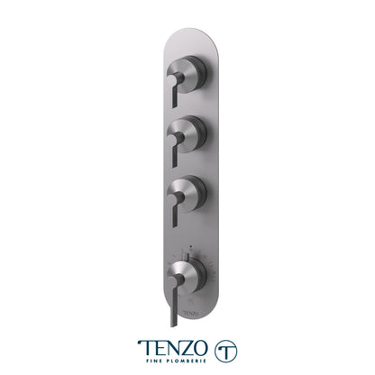 Tenzo Paloma Extenza 3-Function Thermostatic Shower Valve Trim - F-PALT43