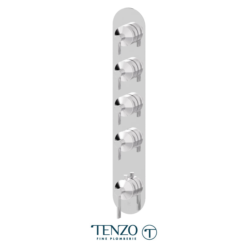 Tenzo Paloma Extenza 4-Function Thermostatic Shower Valve Trim - F-PALT44