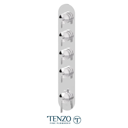Tenzo Paloma Extenza 4-Function Thermostatic Shower Valve Trim - F-PALT44