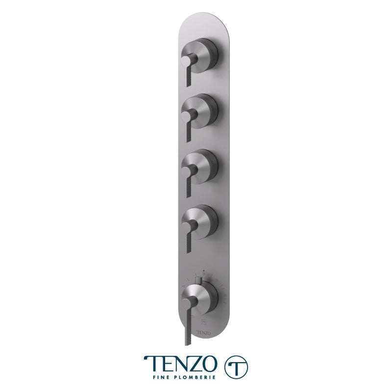 Tenzo Paloma Extenza 4-Function Thermostatic Shower Valve Trim - F-PALT44