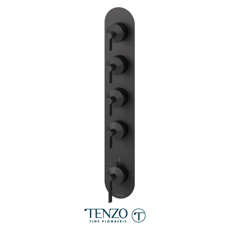 Tenzo Paloma Extenza 4-Function Thermostatic Shower Valve Trim - F-PALT44