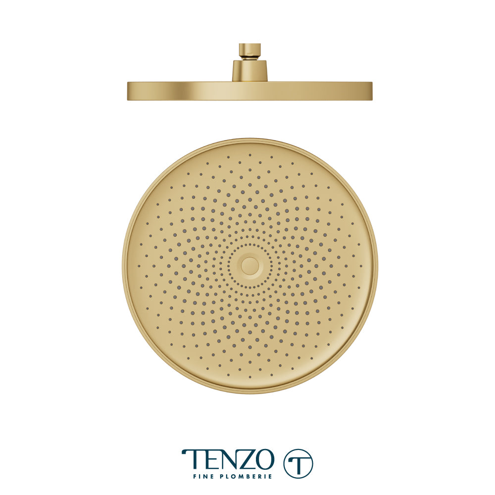 Tenzo AirBoost Round Shower Head, 26 cm [10"] - PVTS-10-R