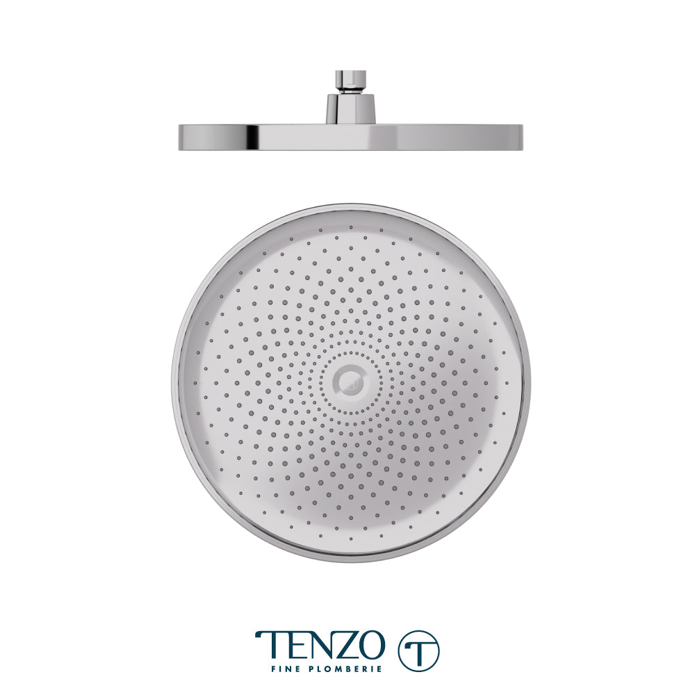 Tenzo AirBoost Round Shower Head, 26 cm [10"] - PVTS-10-R