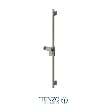 Tenzo Fine Plomberie Round Sliding Bar, Square Brackets - RD-35