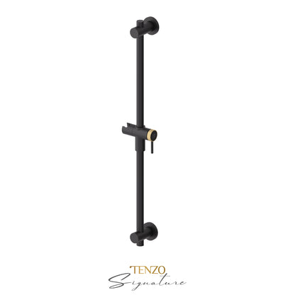 Tenzo Signature Bellacio Round Sliding Bar, Coarse Knurl - RD-36-C