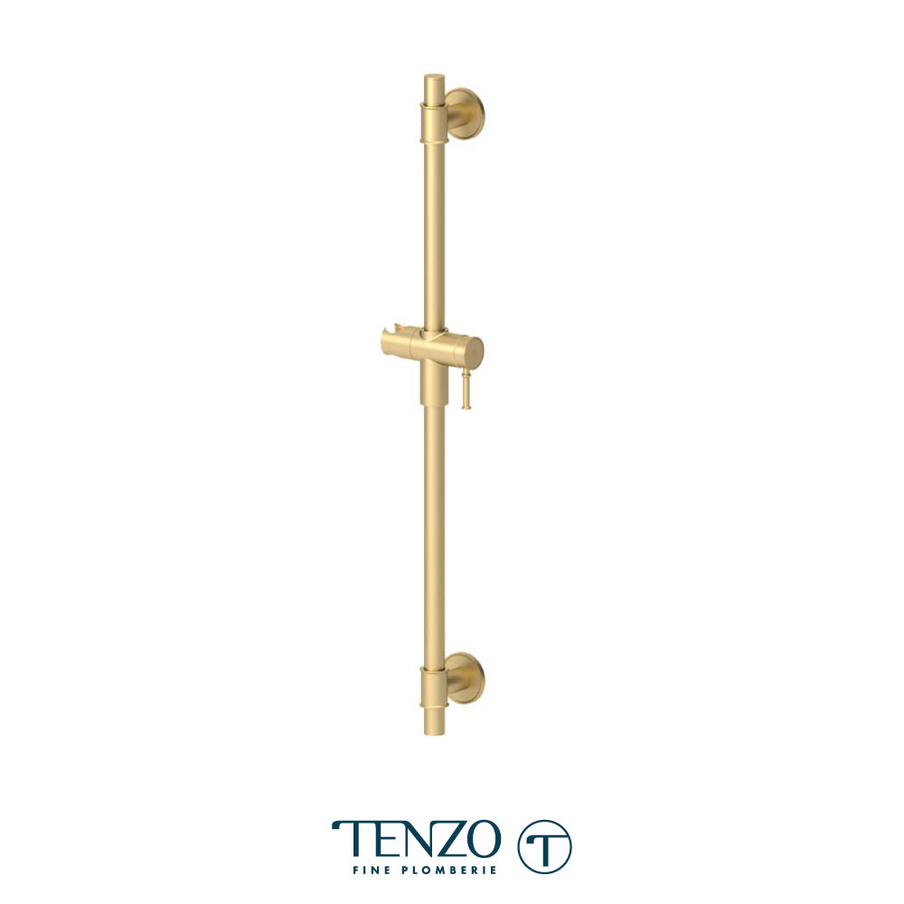 Tenzo Fine Plomberie Round Sliding Bar, Round Escutcheons - RD-37