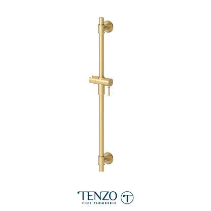Tenzo Fine Plomberie Round Sliding Bar, Round Escutcheons - RD-37