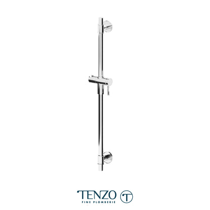 Tenzo Fine Plomberie Round Sliding Bar, Round Escutcheons - RD-37