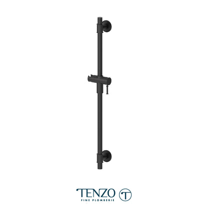 Tenzo Fine Plomberie Round Sliding Bar, Round Escutcheons - RD-37