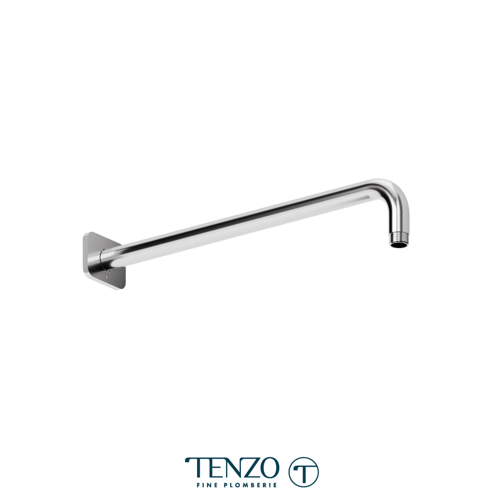 Tenzo Fine Plomberie Square Wall Mount Shower Arm, 40 cm [16"] - SA-608