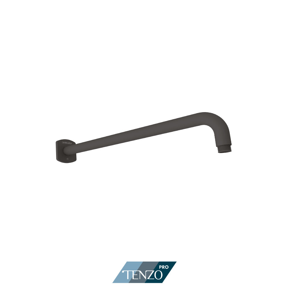 Tenzo Pro Round Flat Wall Mount Shower Arm, 40 cm [16"] - SA-610