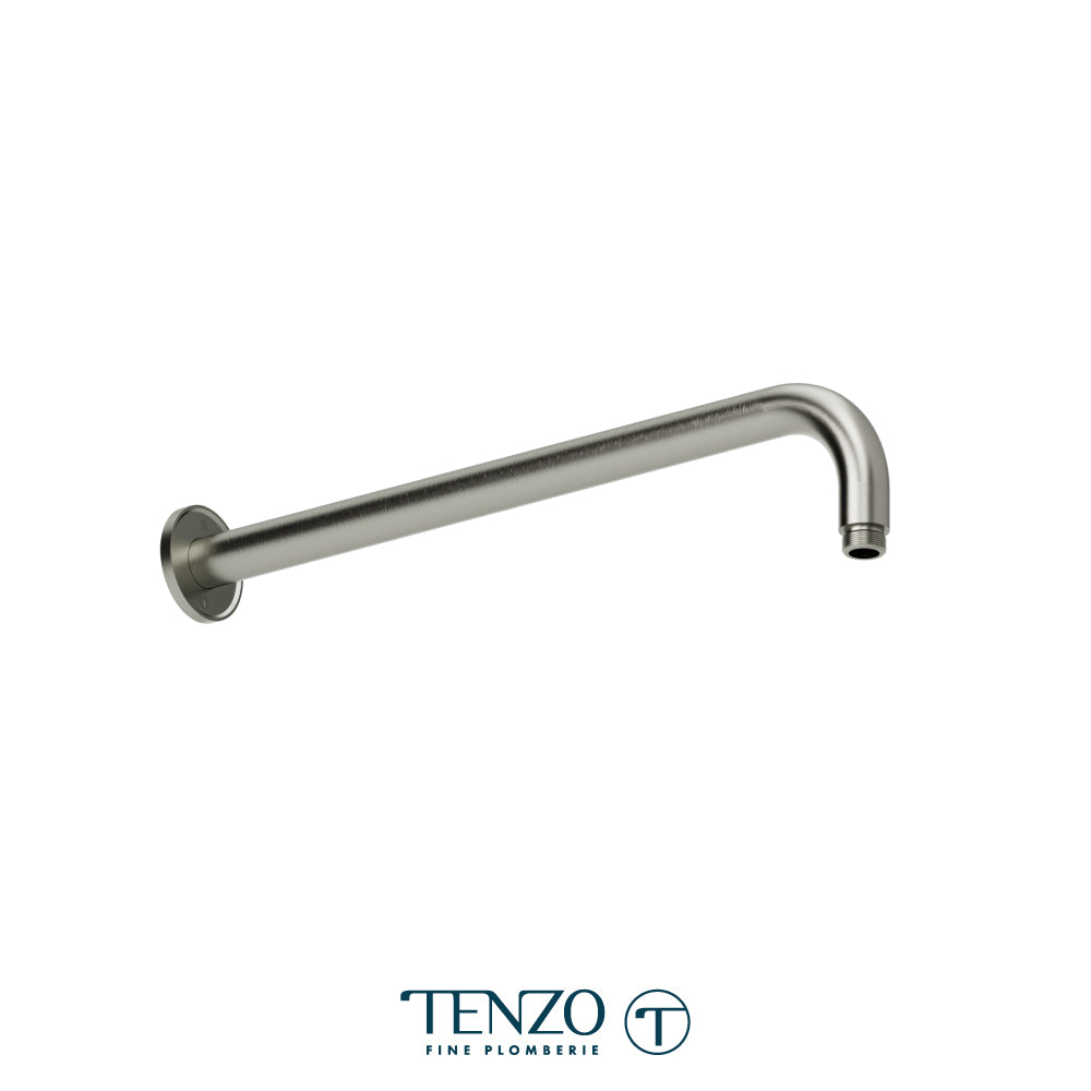 Tenzo Fine Plomberie Round Flat Wall Mount Shower Arm, 40 cm [16"] - SA-613